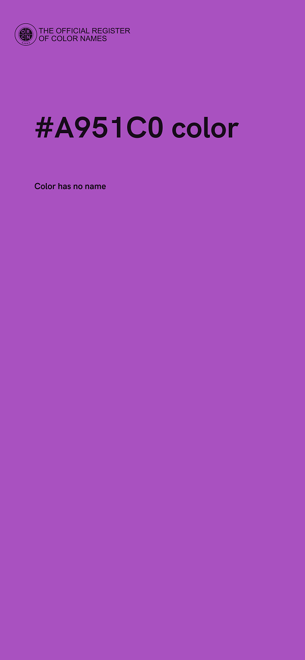 #A951C0 color image