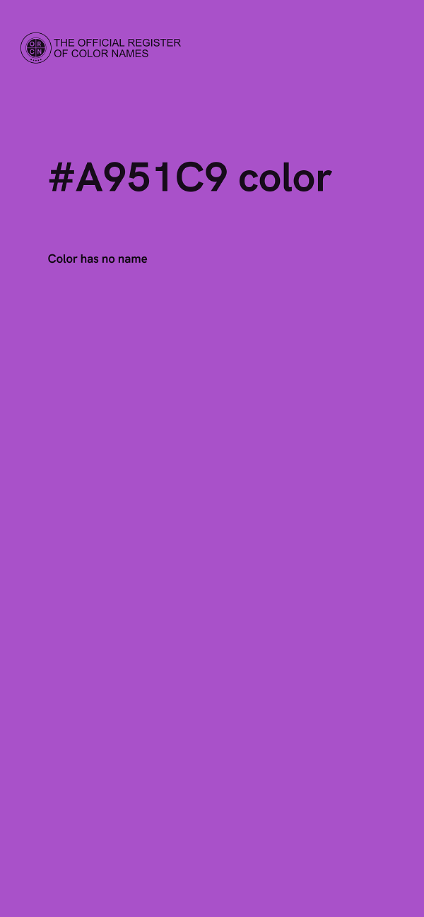 #A951C9 color image