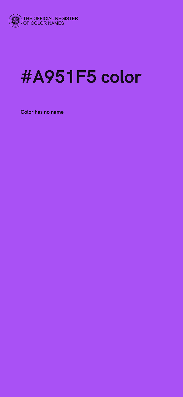 #A951F5 color image