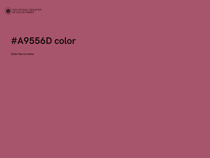 #A9556D color image