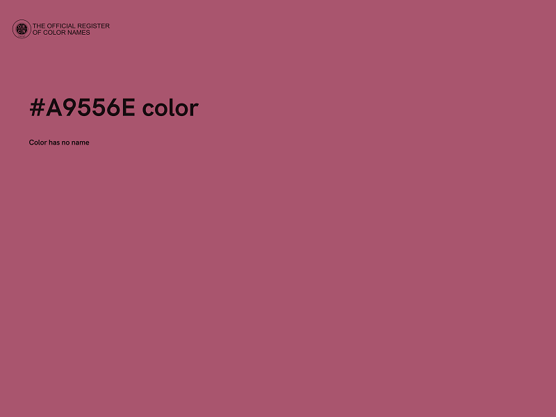 #A9556E color image