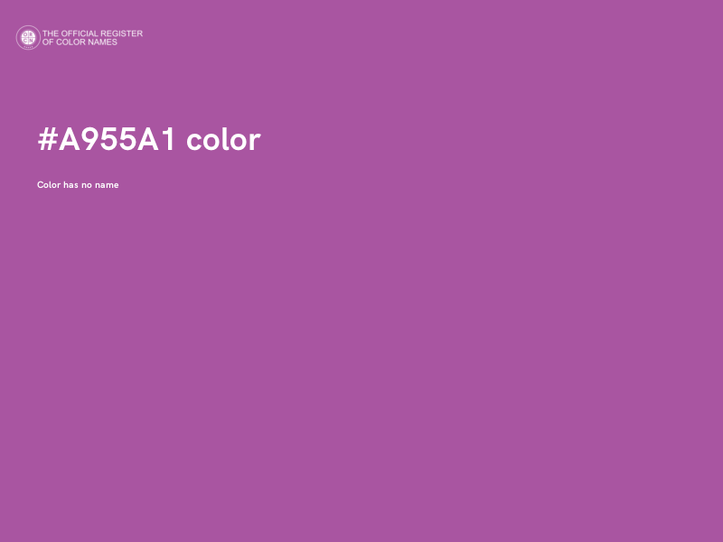 #A955A1 color image