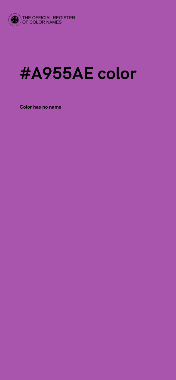 #A955AE color image