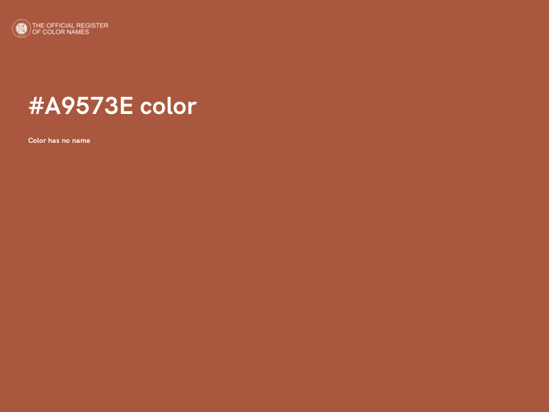 #A9573E color image