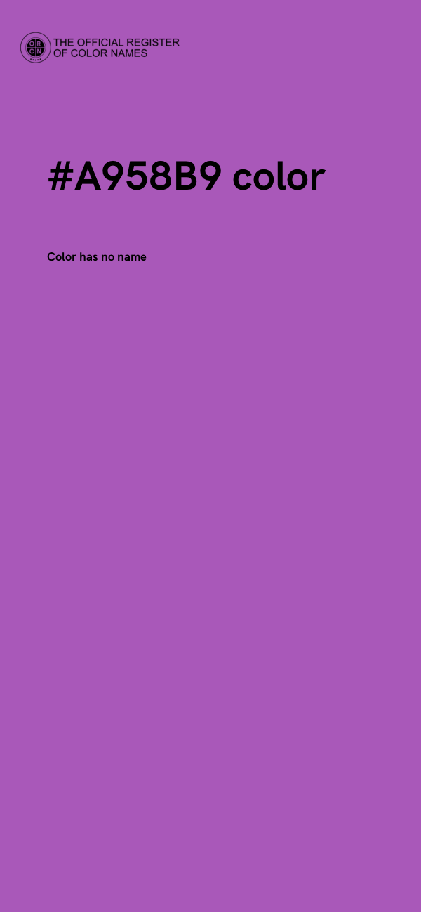 #A958B9 color image