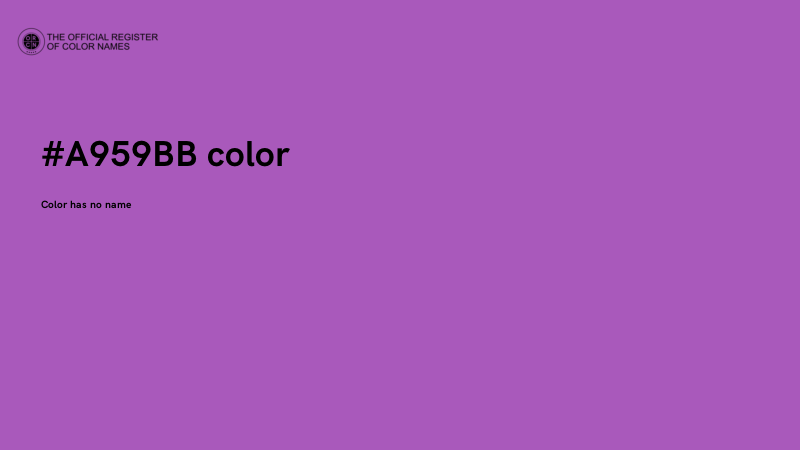 #A959BB color image
