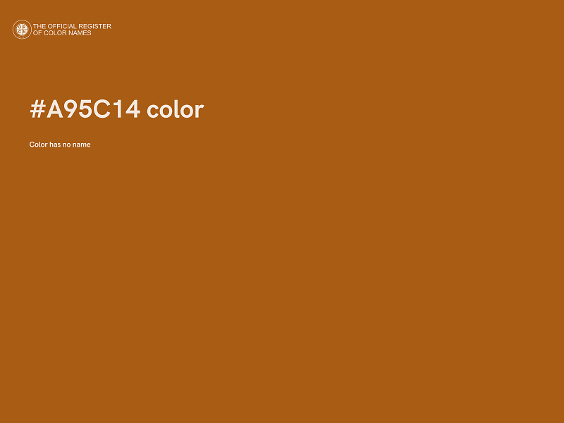 #A95C14 color image