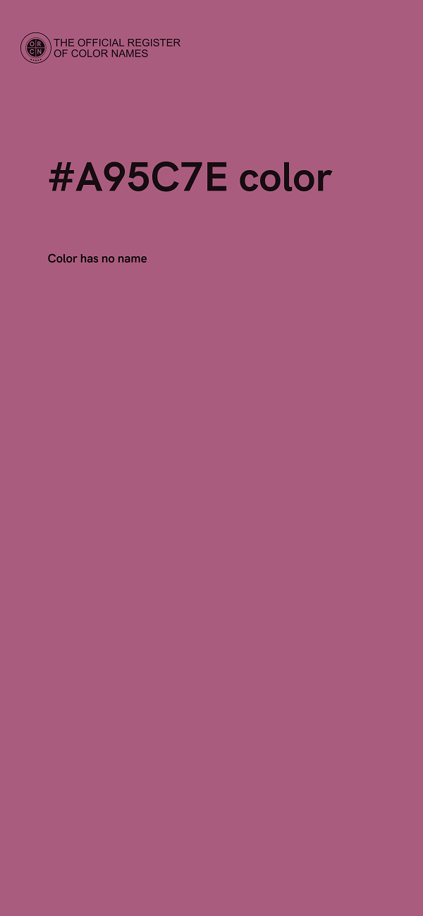 #A95C7E color image