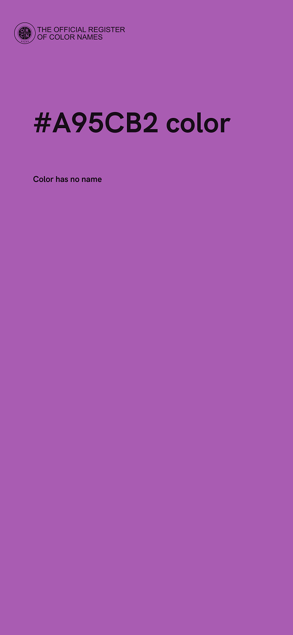 #A95CB2 color image