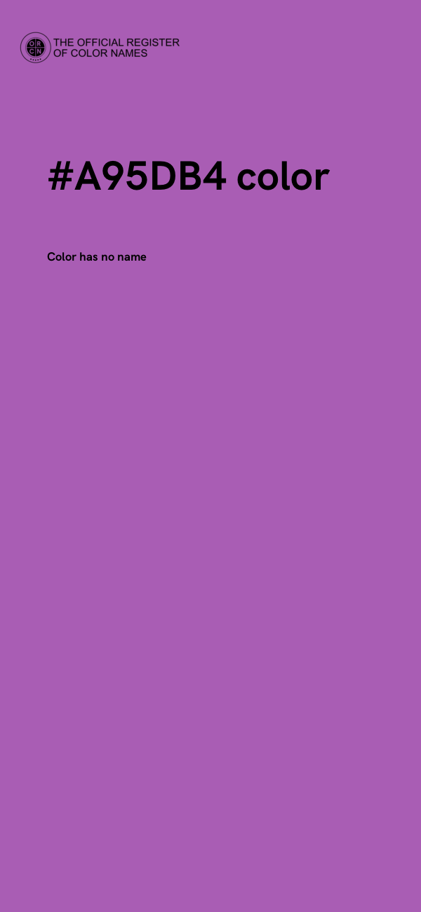 #A95DB4 color image