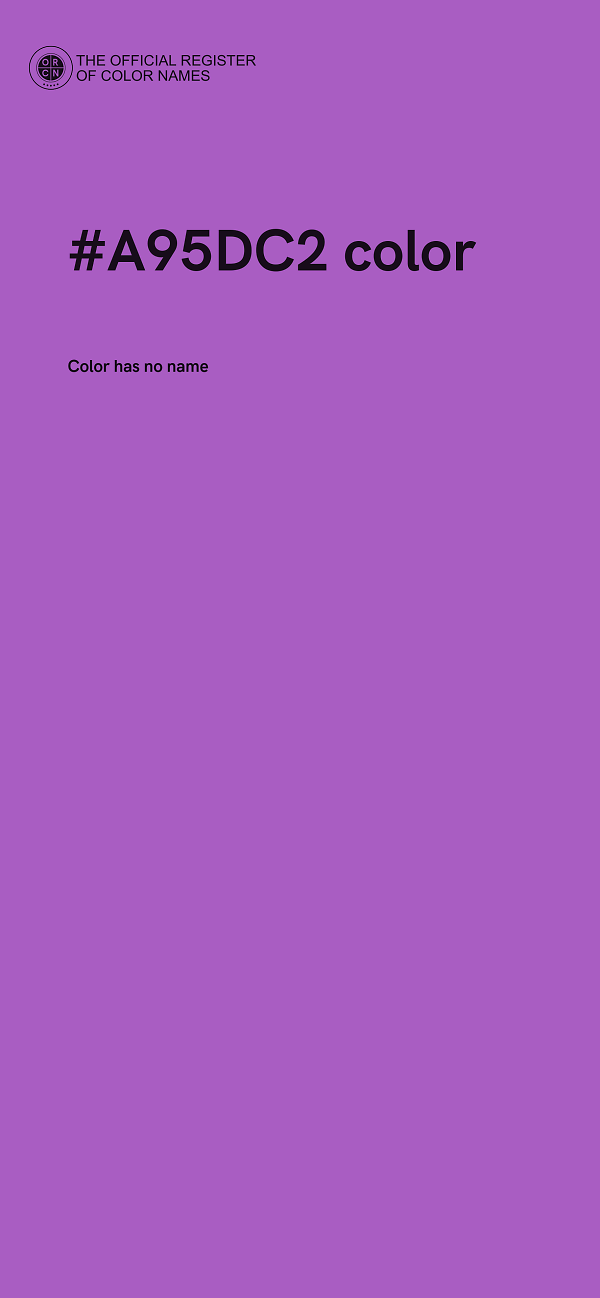 #A95DC2 color image