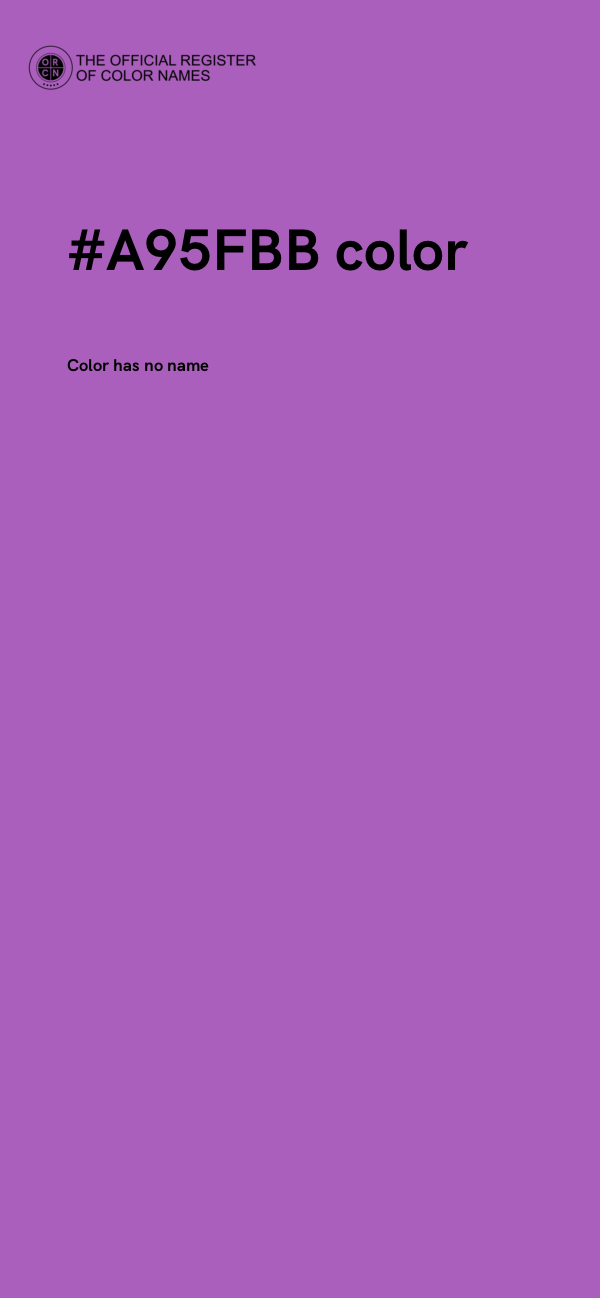 #A95FBB color image
