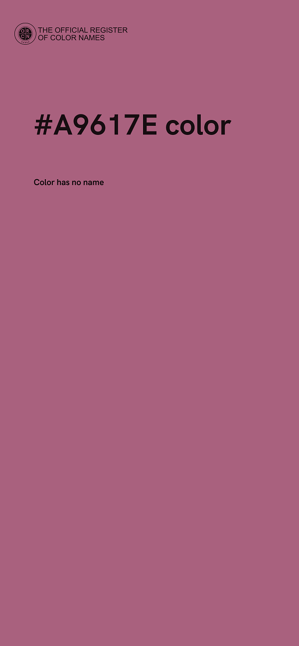 #A9617E color image