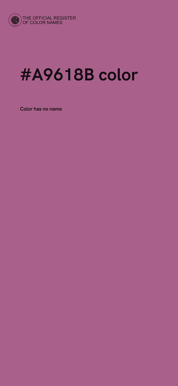 #A9618B color image