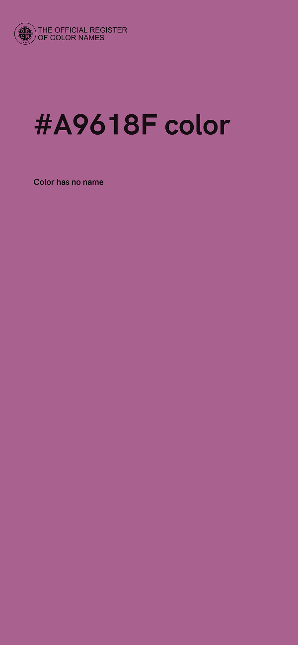 #A9618F color image