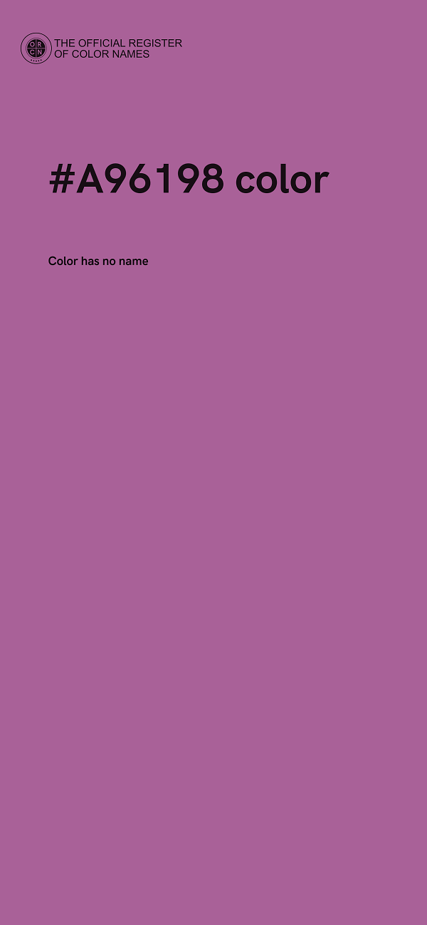 #A96198 color image