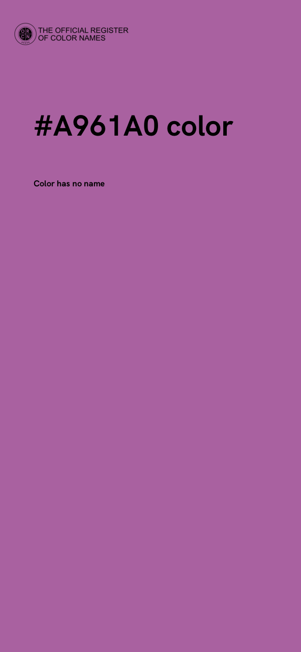 #A961A0 color image