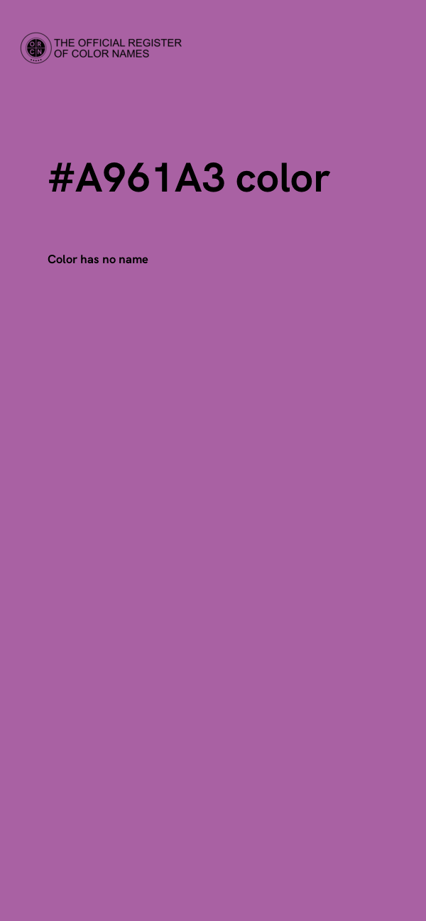 #A961A3 color image