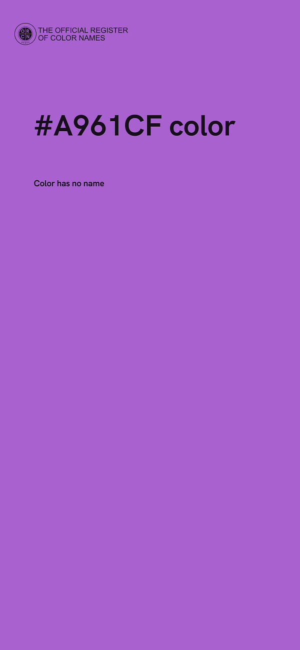 #A961CF color image