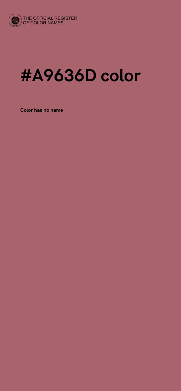 #A9636D color image
