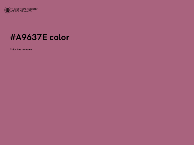 #A9637E color image