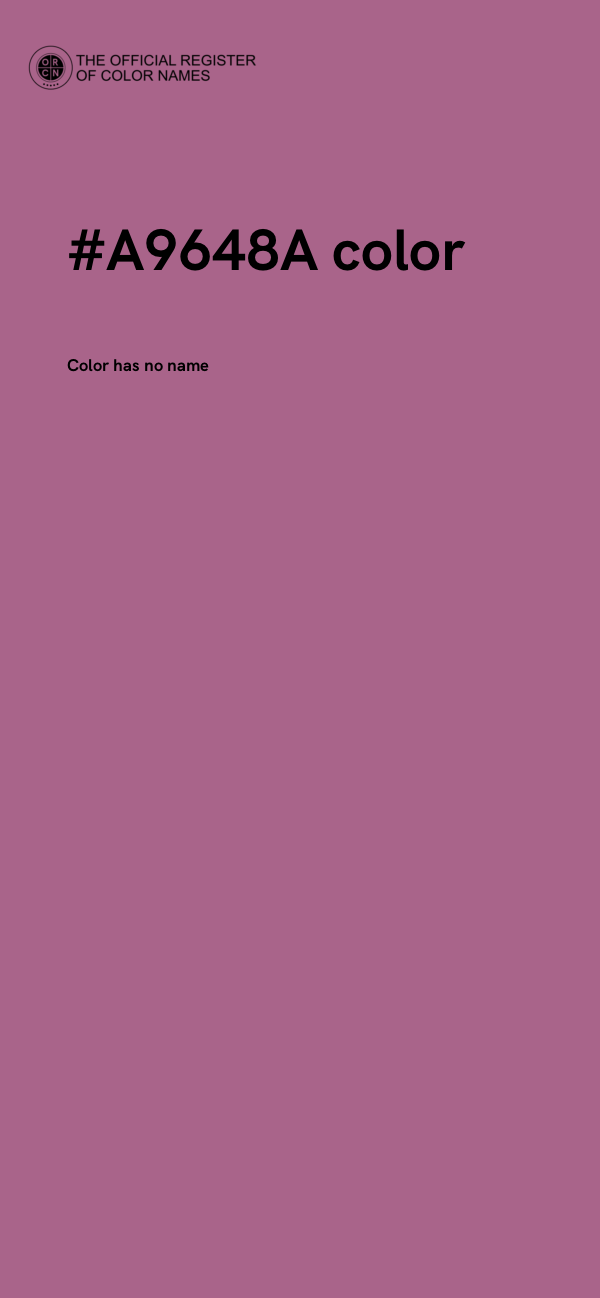 #A9648A color image