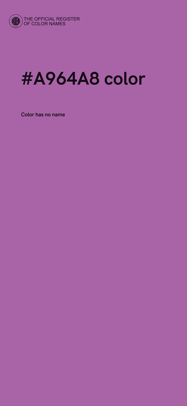 #A964A8 color image