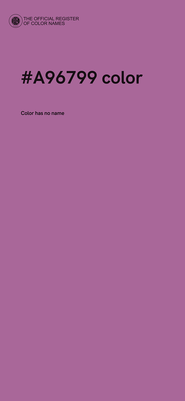 #A96799 color image