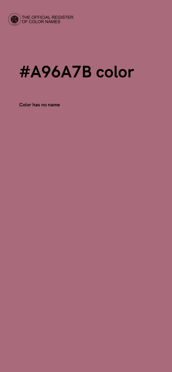 #A96A7B color image