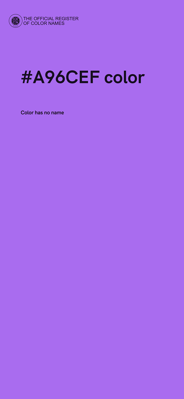 #A96CEF color image