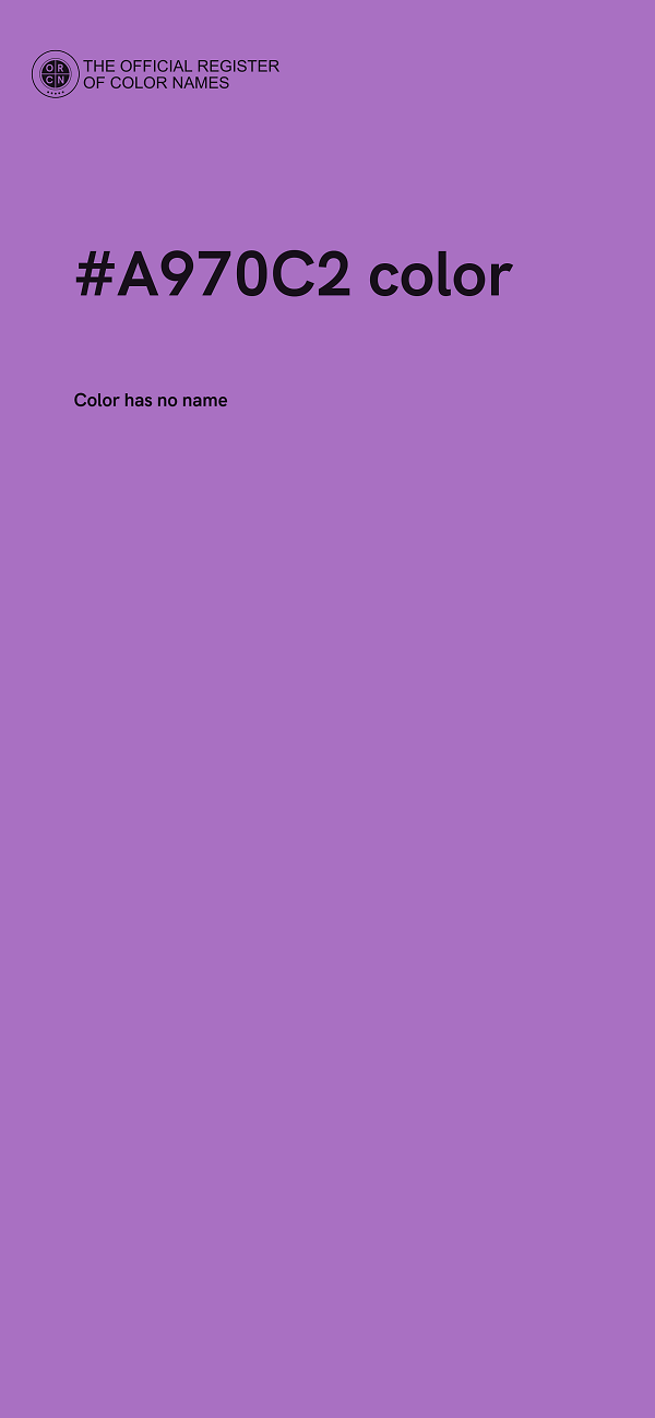 #A970C2 color image