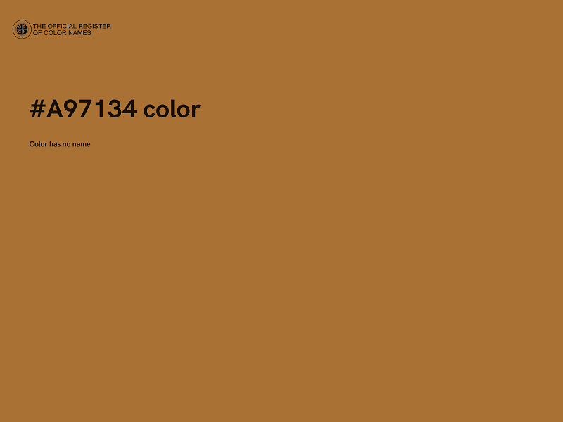 #A97134 color image