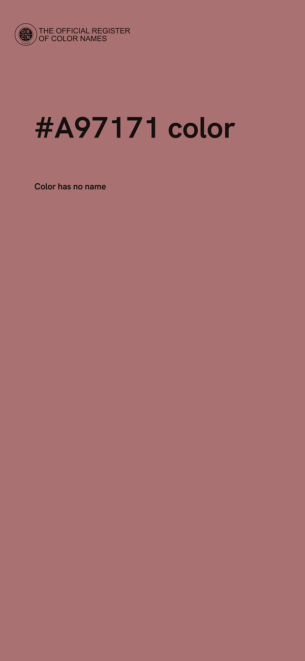 #A97171 color image