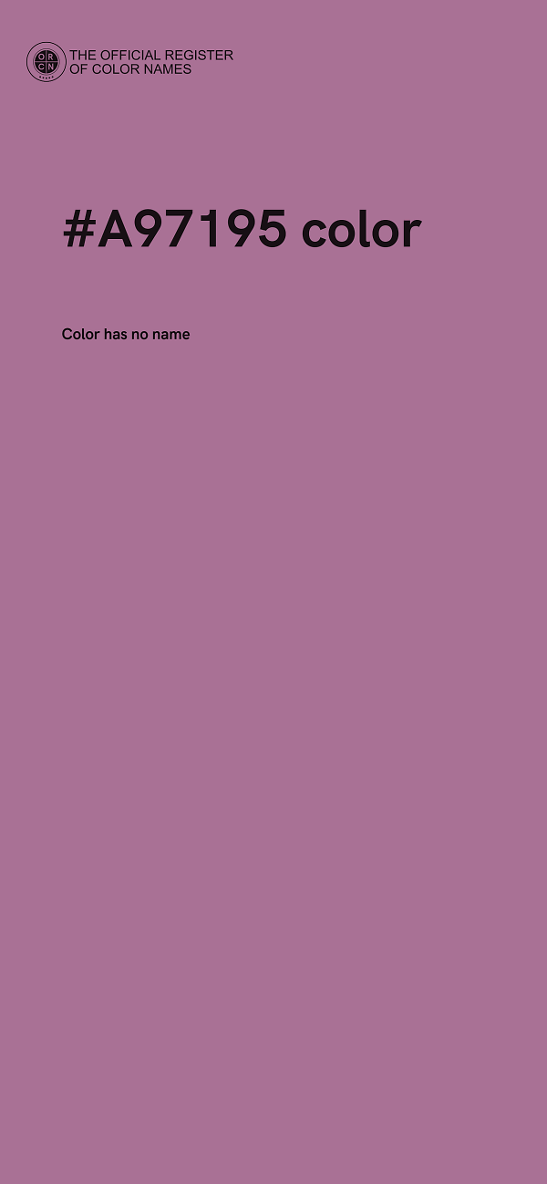 #A97195 color image