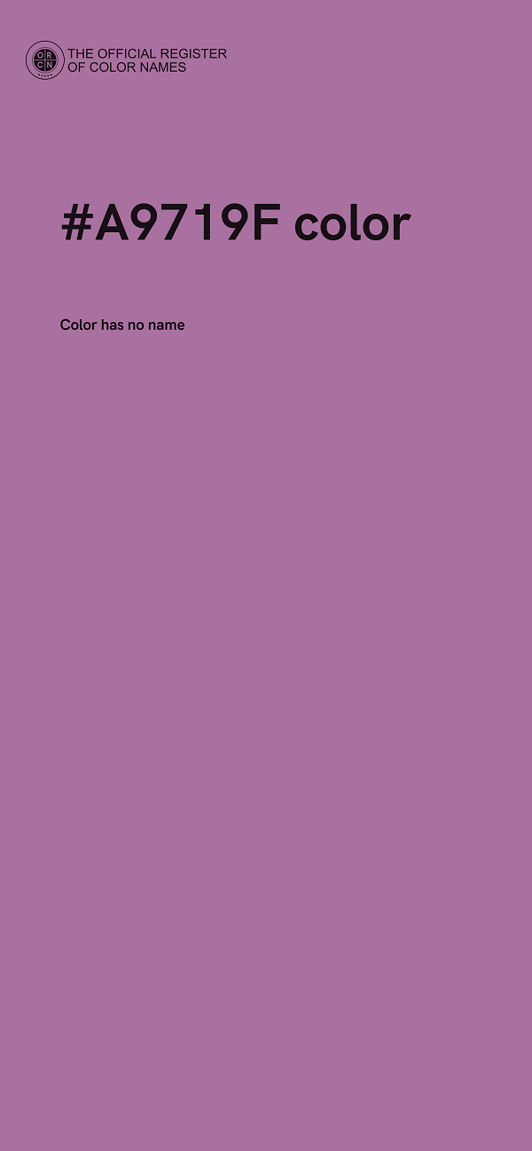 #A9719F color image