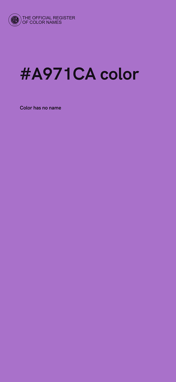 #A971CA color image