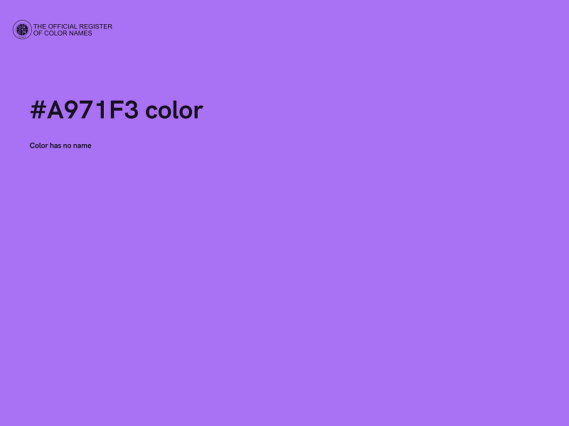 #A971F3 color image