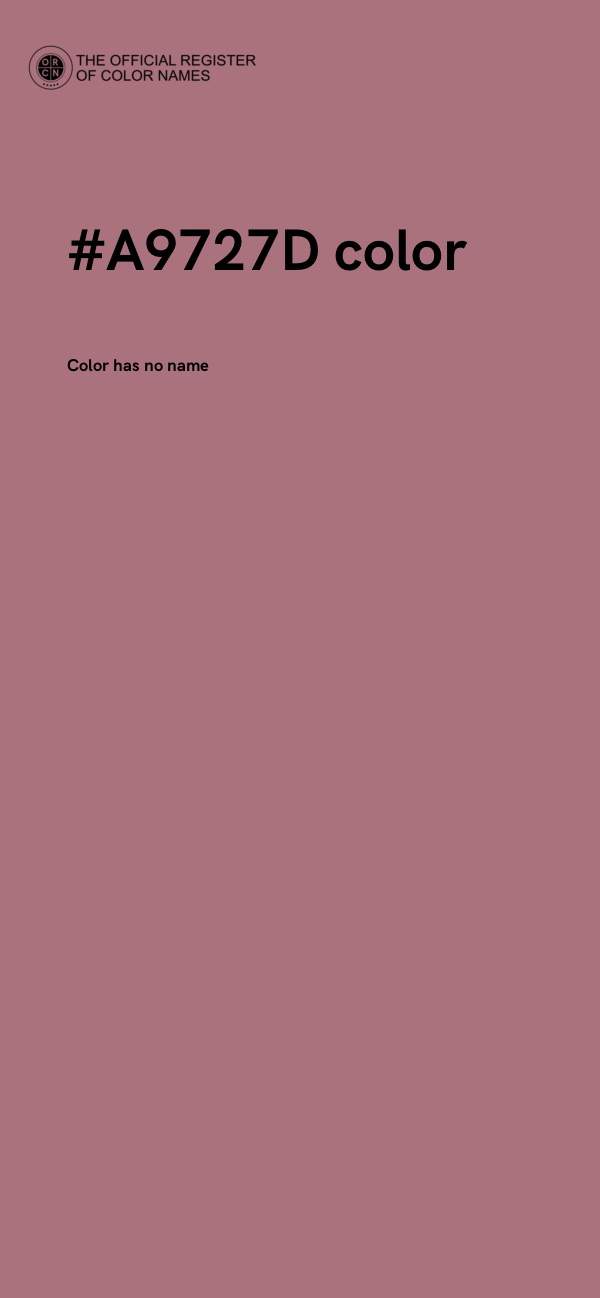 #A9727D color image