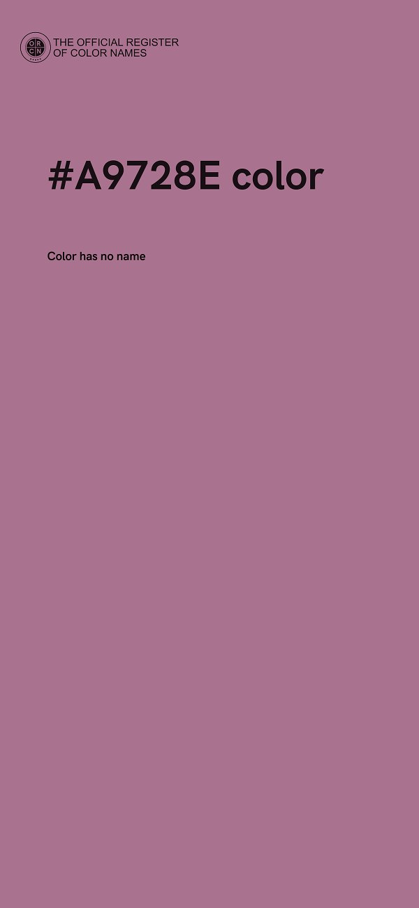 #A9728E color image