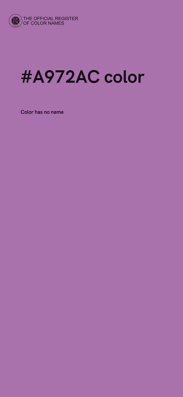#A972AC color image