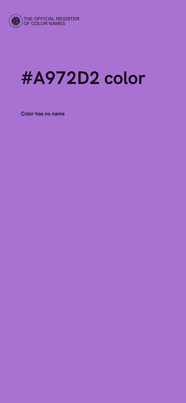 #A972D2 color image