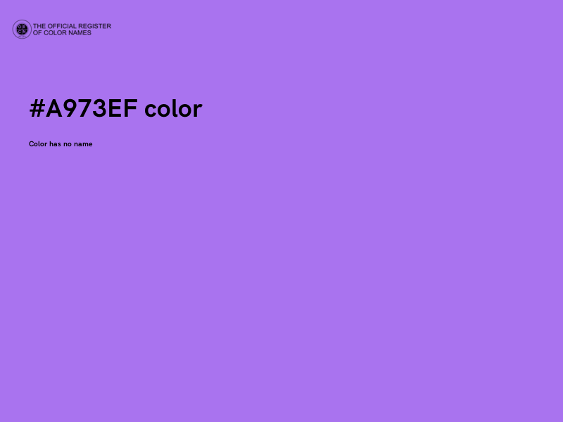 #A973EF color image