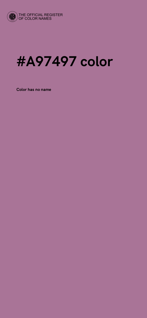 #A97497 color image
