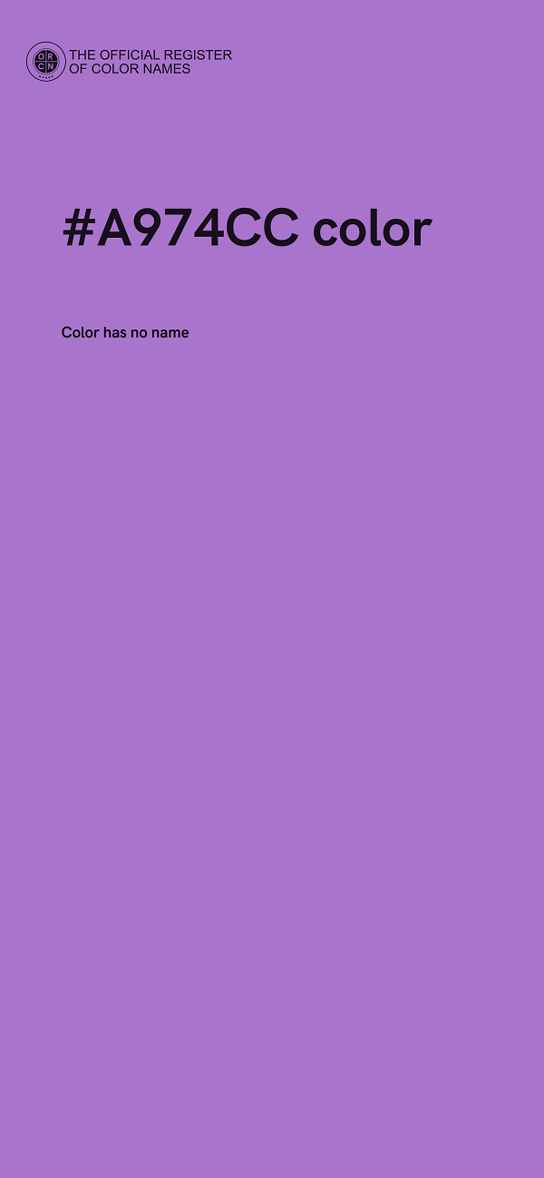 #A974CC color image