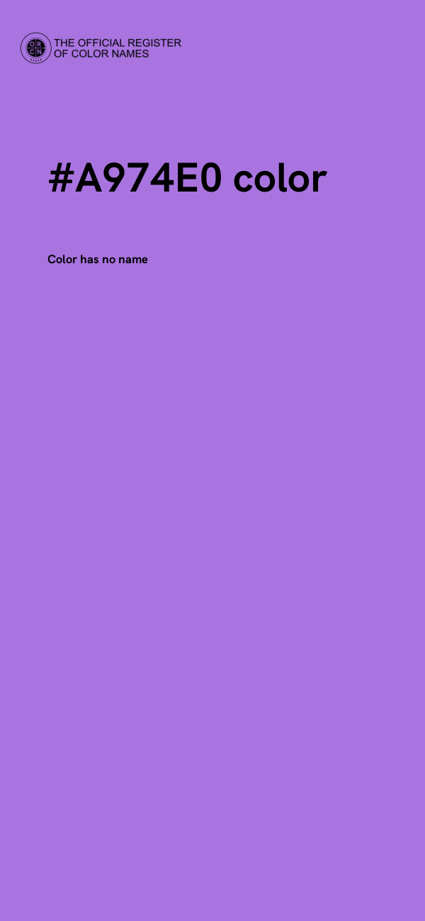 #A974E0 color image