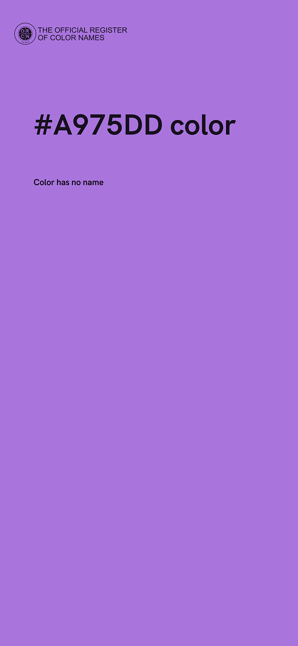 #A975DD color image