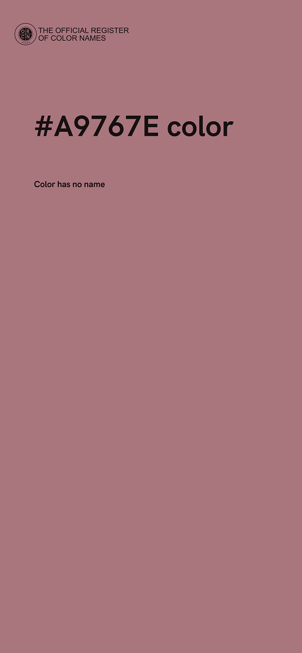#A9767E color image