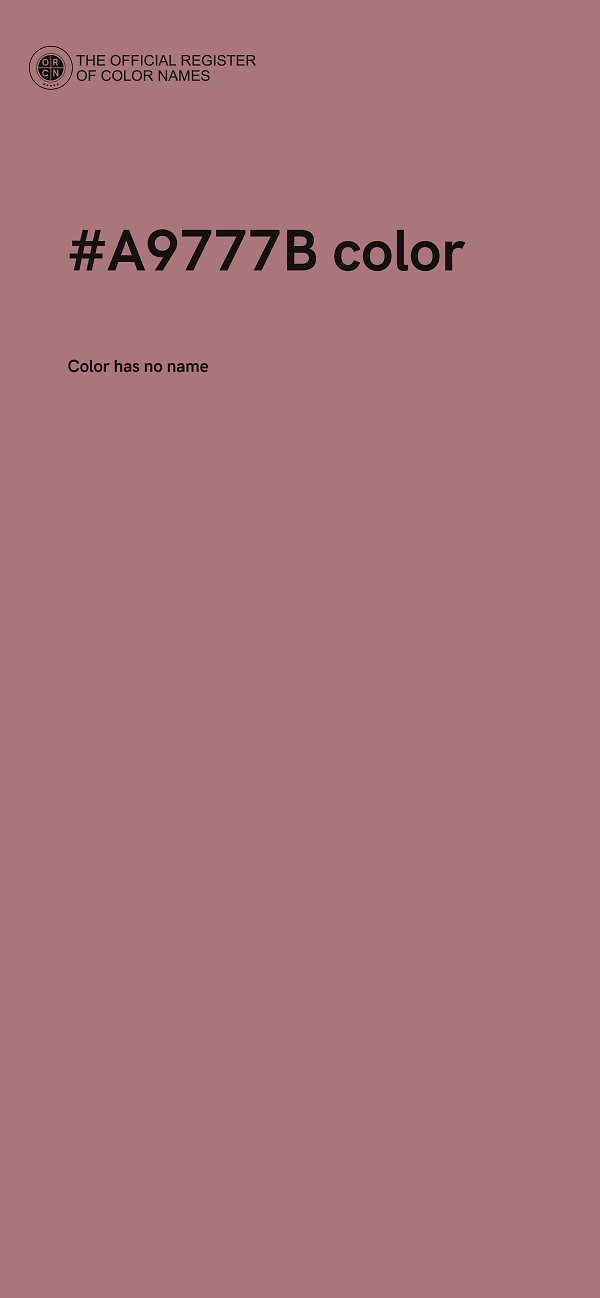 #A9777B color image