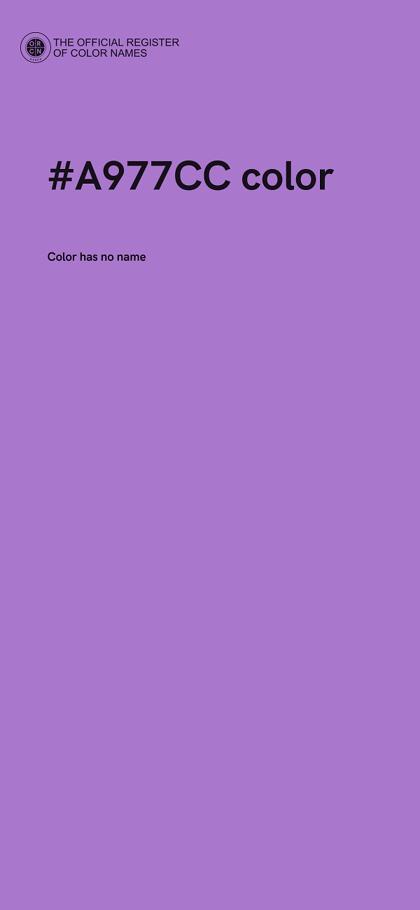 #A977CC color image