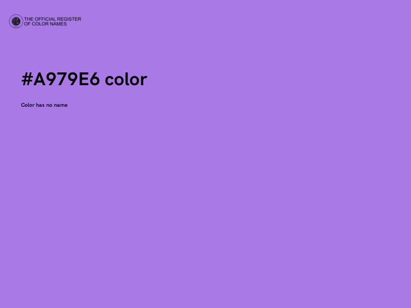 #A979E6 color image